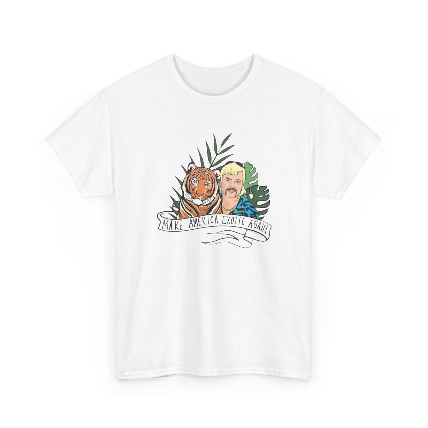 Joe Exotic Funny Graphic T Shirt Unisex Heavy Cotton Tee