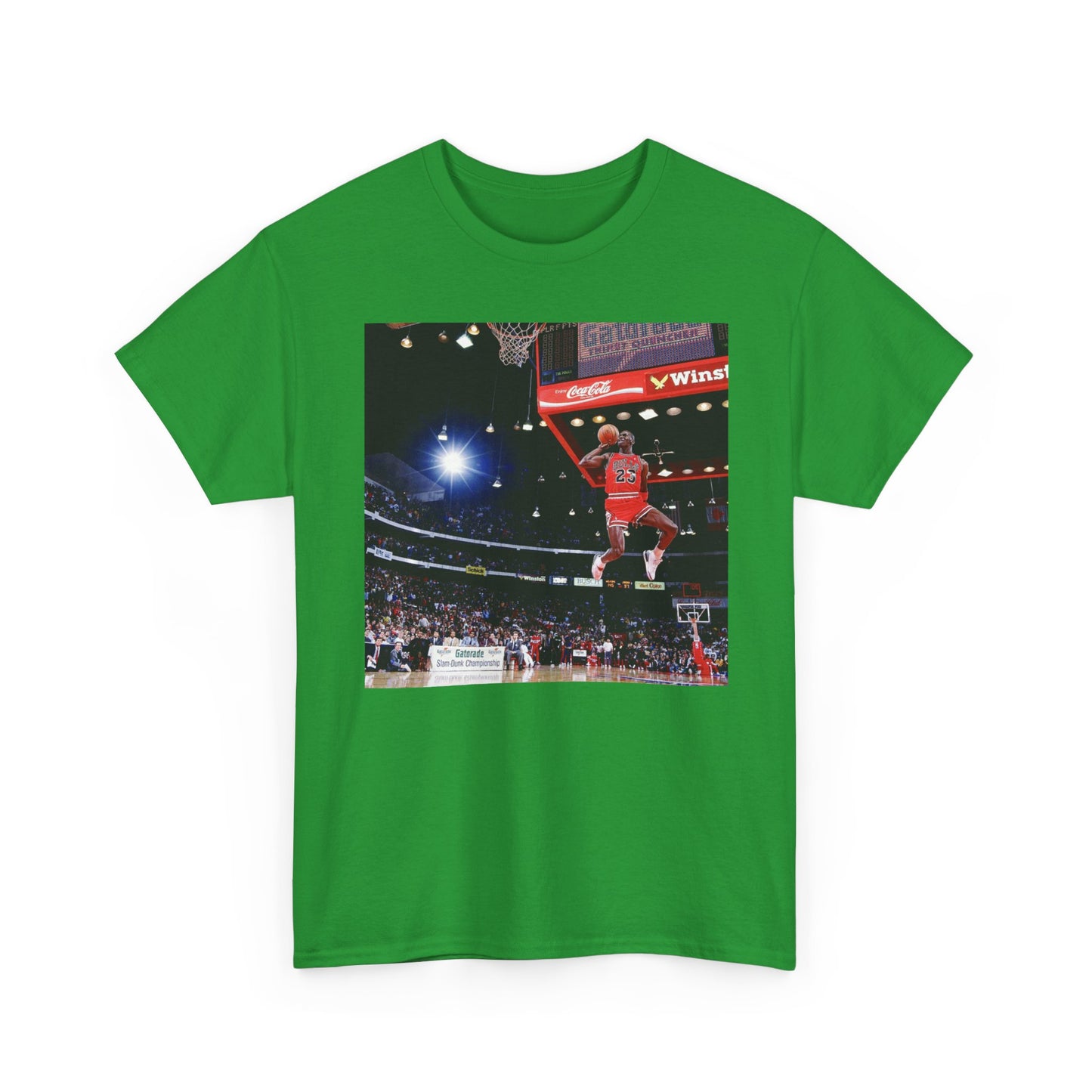 Michael Jordan Graphic T Shirt Retro Dunk Contest Unisex Heavy Cotton Tee