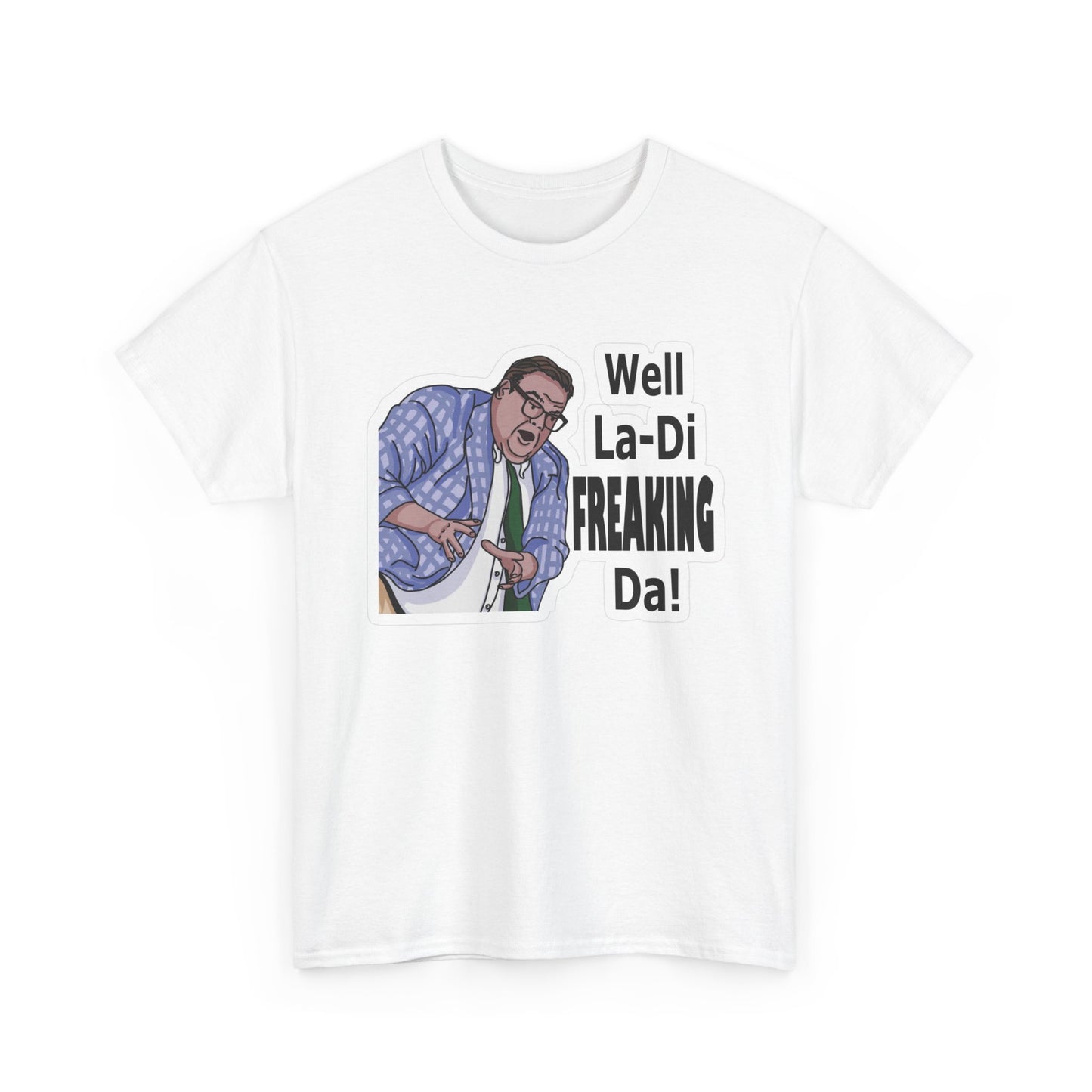 Chris Farley Graphic T Shirt Funny Retro SNL 90s Skit Unisex Heavy Cotton Tee