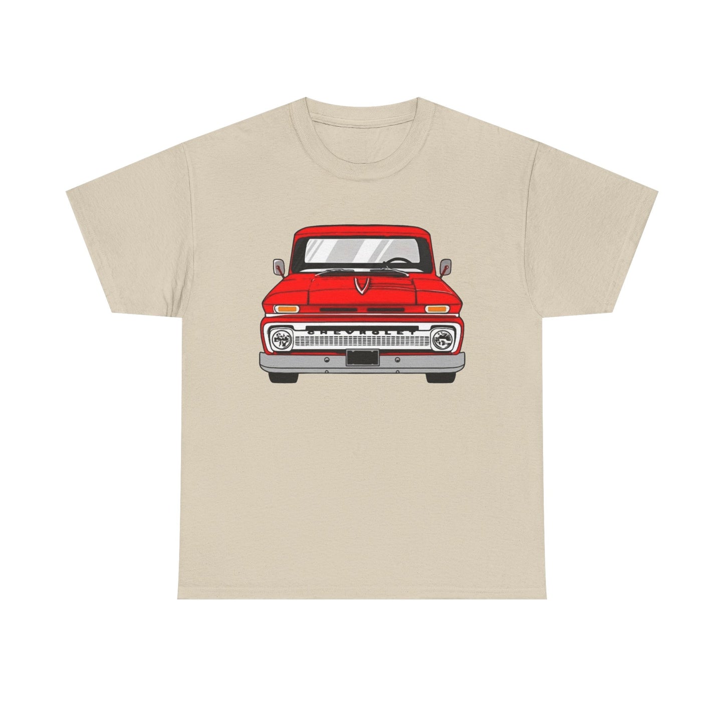 60's Chevy Pickup Retro Graphic T Shirt Unisex Heavy Cotton Tee NEW