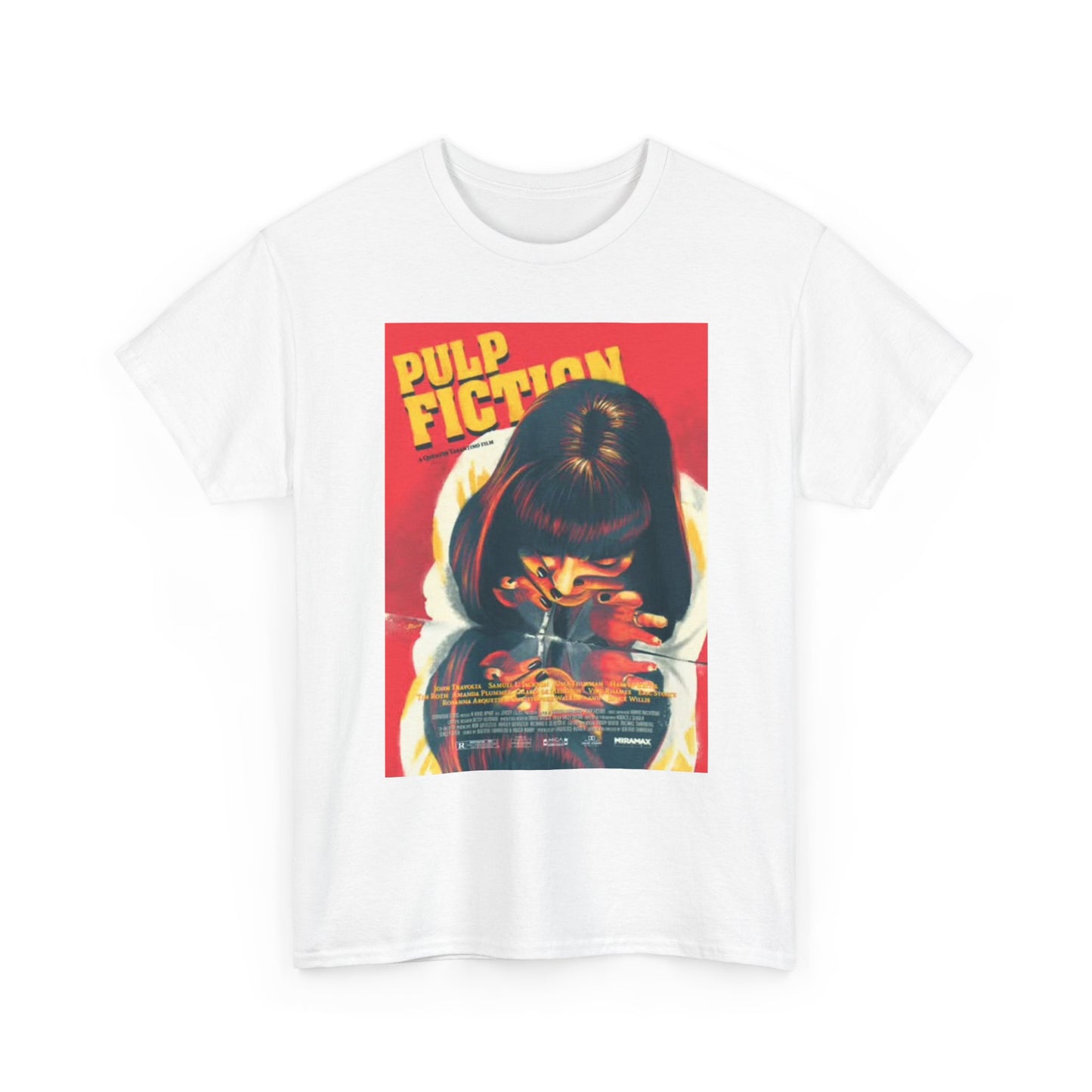 Pulp Fiction T Shirt BRAND NEW Apparel Unisex Heavy Cotton Tee Movie