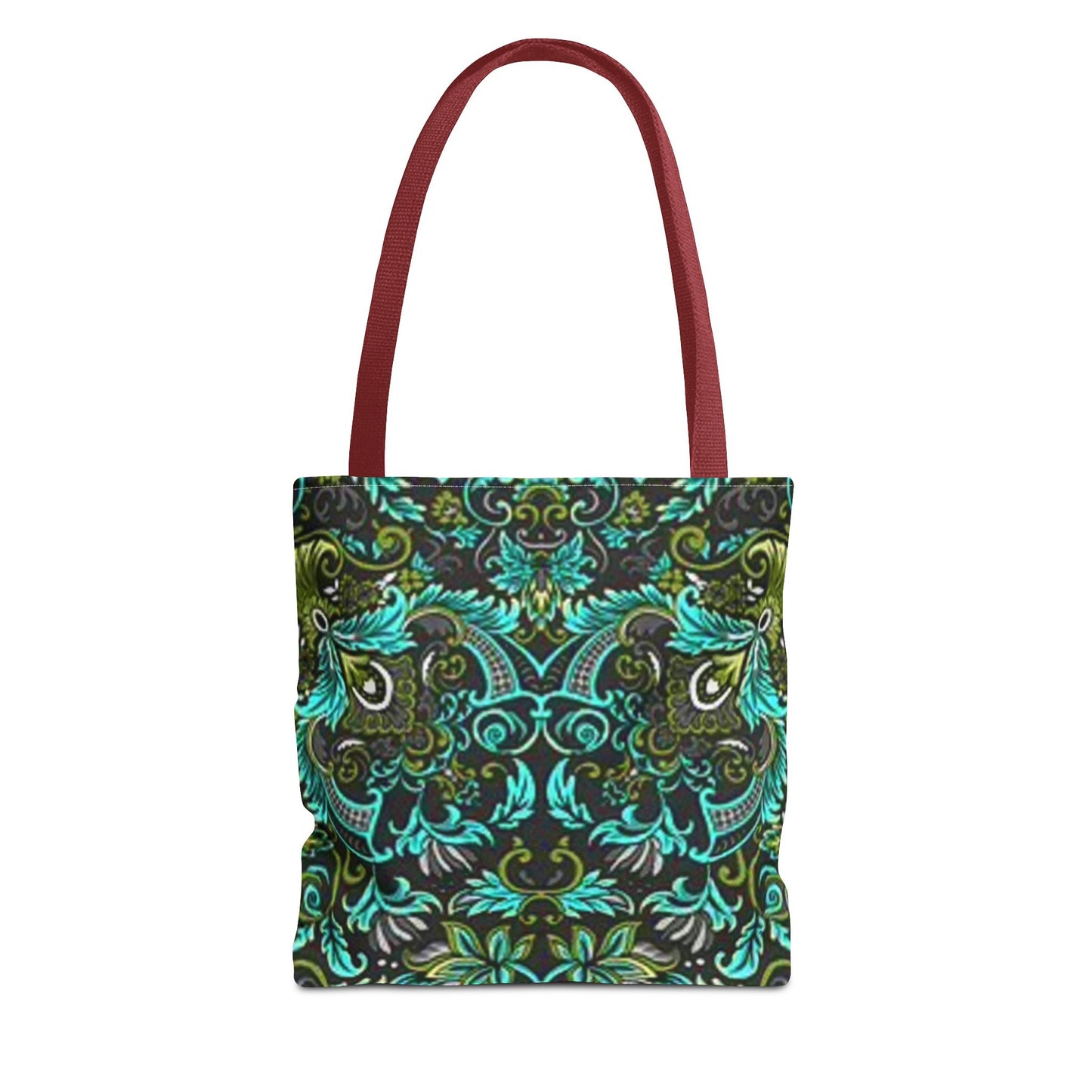Multi Color BRAND NEW MODERN Black And Green Tote Bag (AOP)