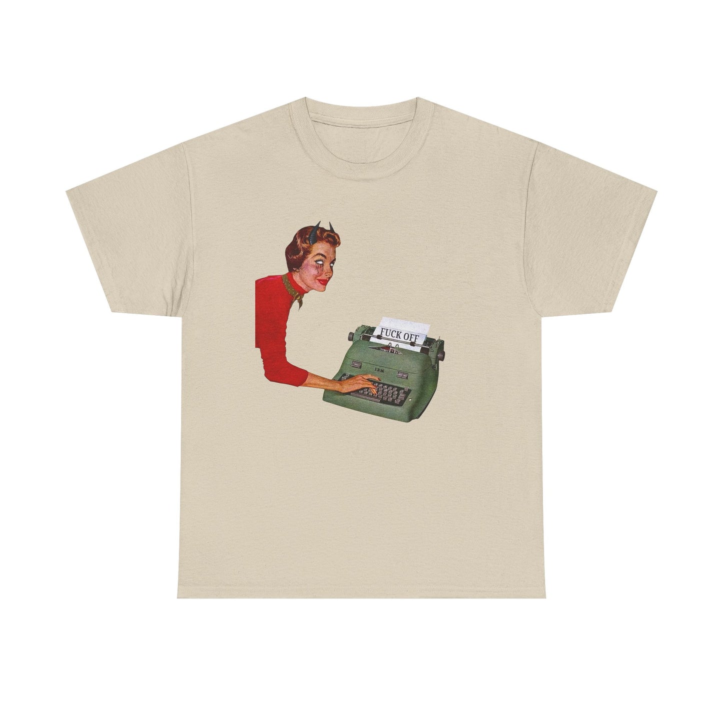 She Devil Funny Vintage Graphic T-Shirt Women's Heavy Comfy Cotton Tee