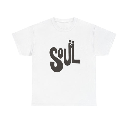 Soul Retro Power Graphic T Shirt NEW GIFT Unisex Heavy Cotton Tee