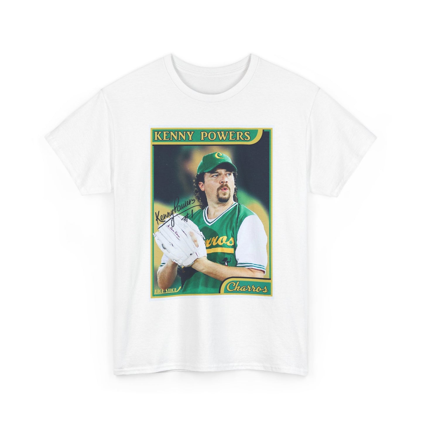 Kenny Powers T Shirt East Bound And Down Charros Unisex Heavy Cotton Tee