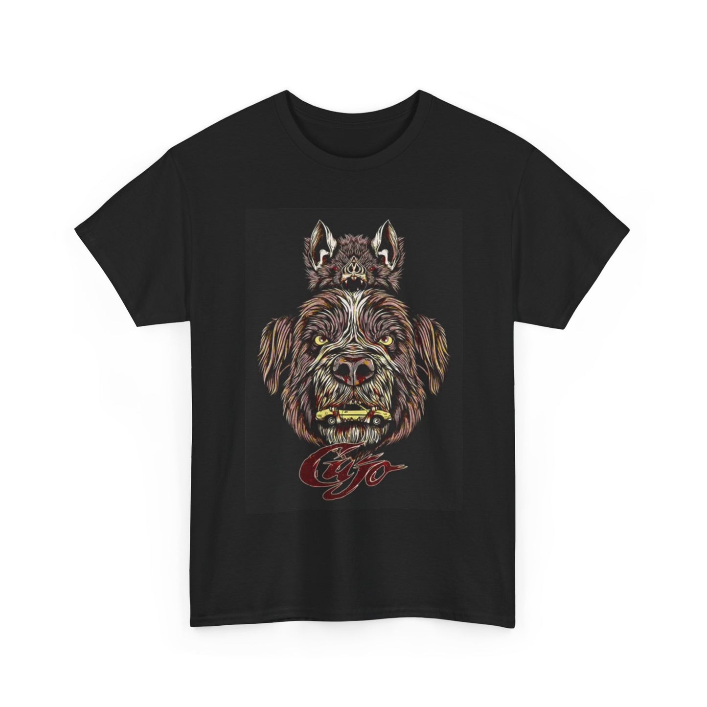 Cujo Movie Poster Shirt Vintage Graphic Stephen King Unisex Heavy Cotton Tee