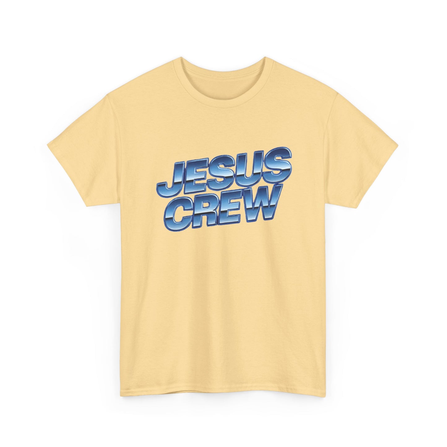 Jesus Crew Retro Graphic T Shirt Regular Men's Heavy Cotton Tee