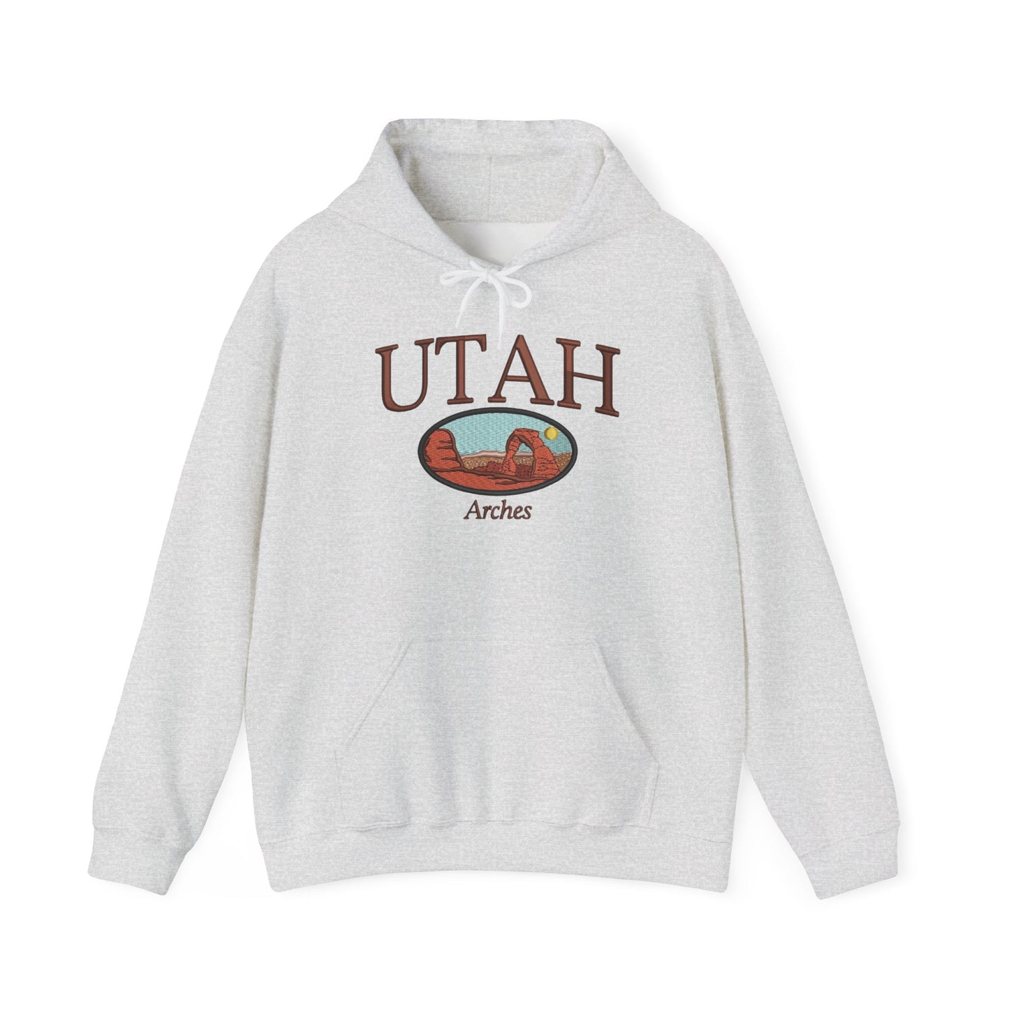 Utah Arches Graphic Hoodie Heavy Blend Sweatshirt NEW