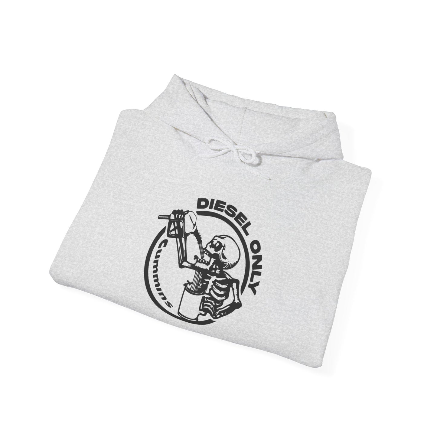 Cummins Diesel Only Funny Graphic Hoodie Unisex Heavy Blend™ Hooded Sweatshirt