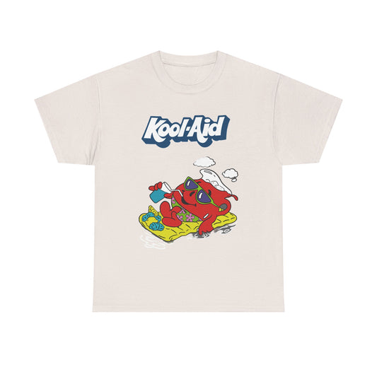 Kool Aid Shirt Retro Logo Funny Gift Punch Retro Vintage Unisex Heavy Cotton Tee