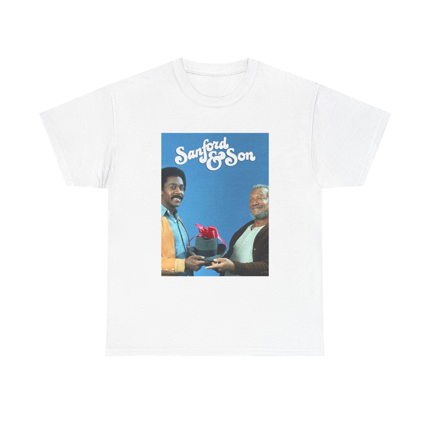 Sanford and Son Tshirt Vintage Tv Series Poster retro Unisex Heavy Cotton Tee