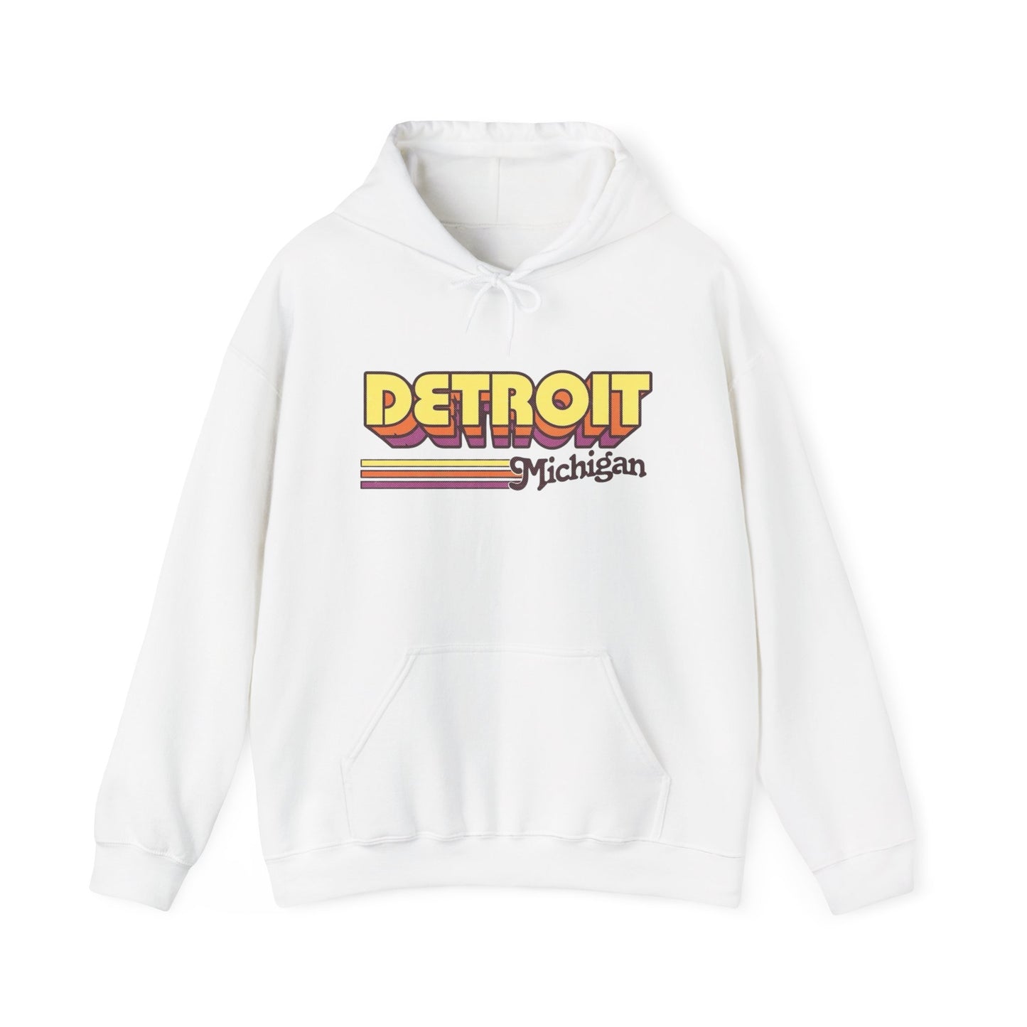 Detroit Michigan Graphic Hoodie Heavy Blend™ NEW Sweatshirt