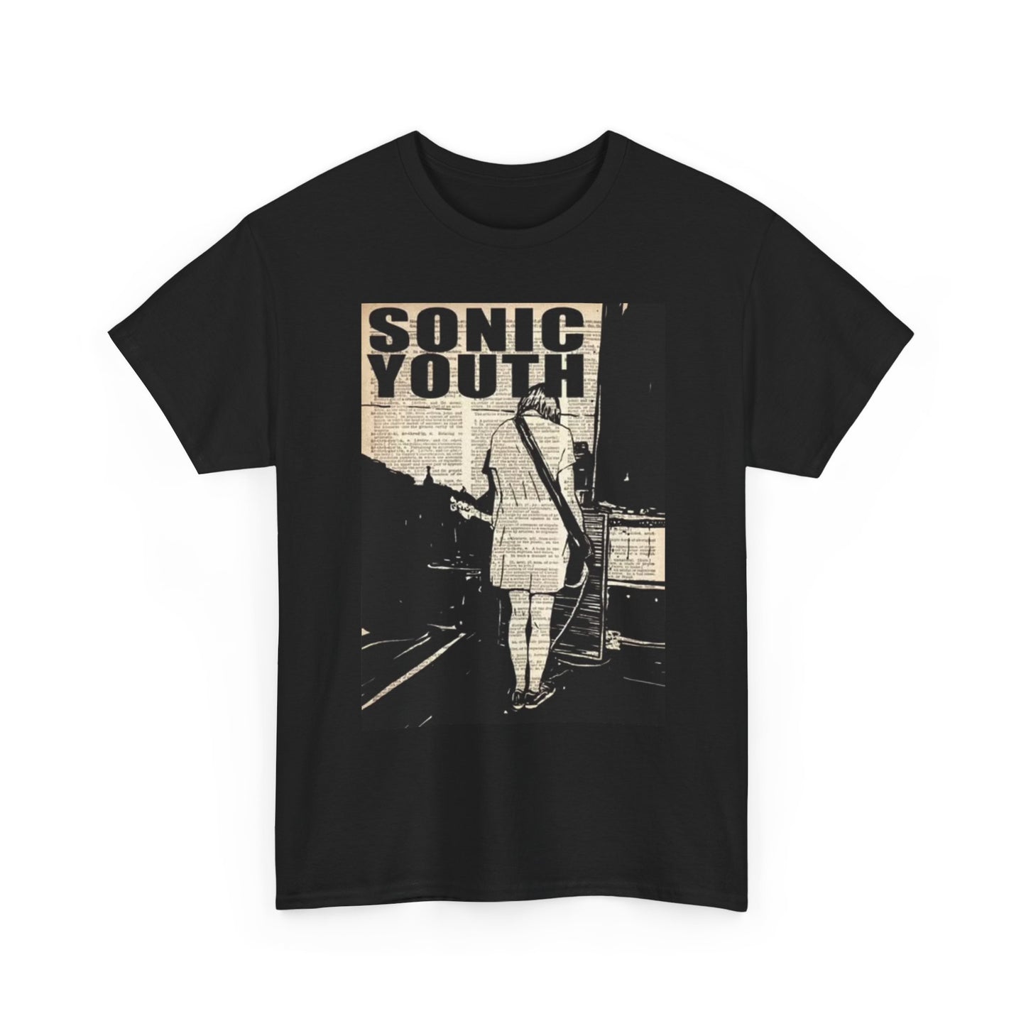 Sonic Youth Graphic T Shirt Vintage Rock Poster Retro Unisex Heavy Cotton Tee