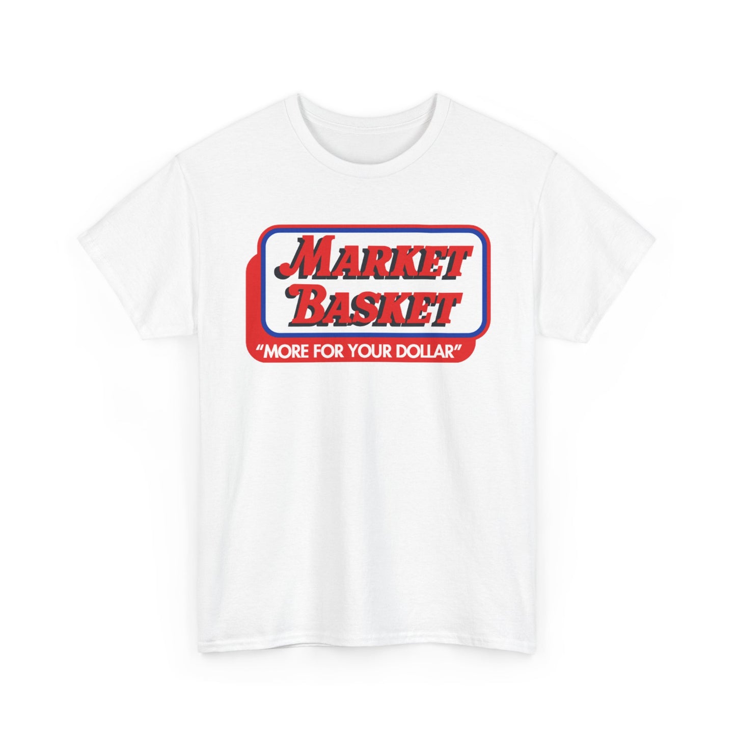 Boston vintage New England market basket patriots Heavy Cotton Tee