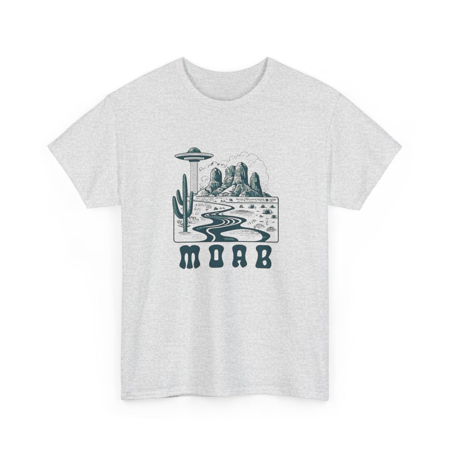 MOAB Outdoors Camping Western Graphic T Shirt Unisex Heavy Cotton Tee