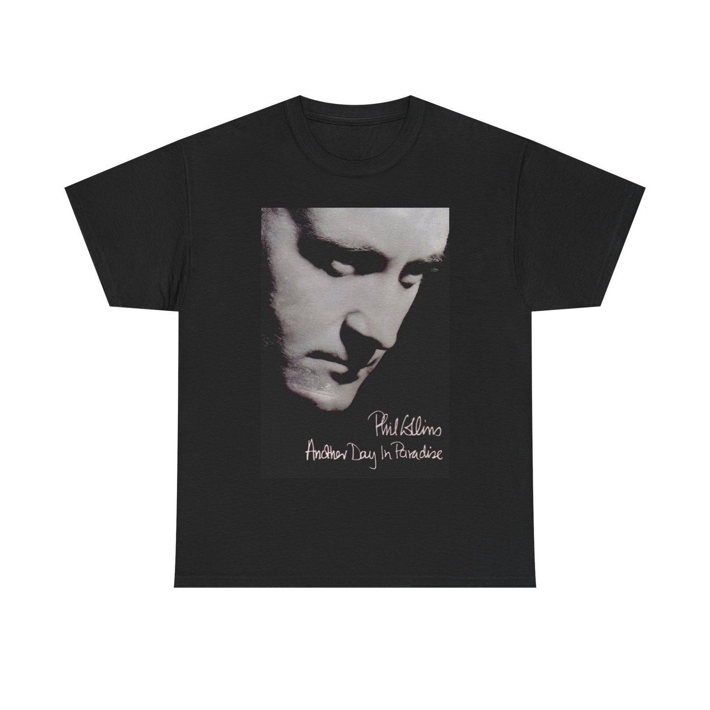 Phil Collins Shirt Retro Album Poster Art Vintage Unisex Heavy Cotton Tee
