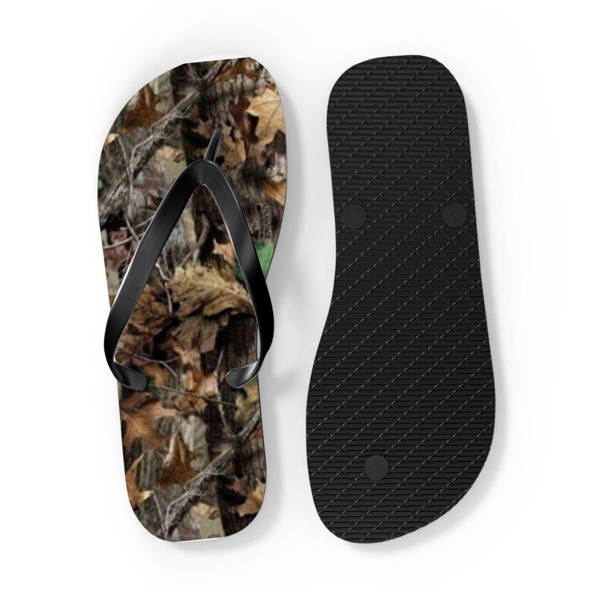 Waves And Sun Camo Tree Sandals Summer Flip Flops Slides BRAND NEW