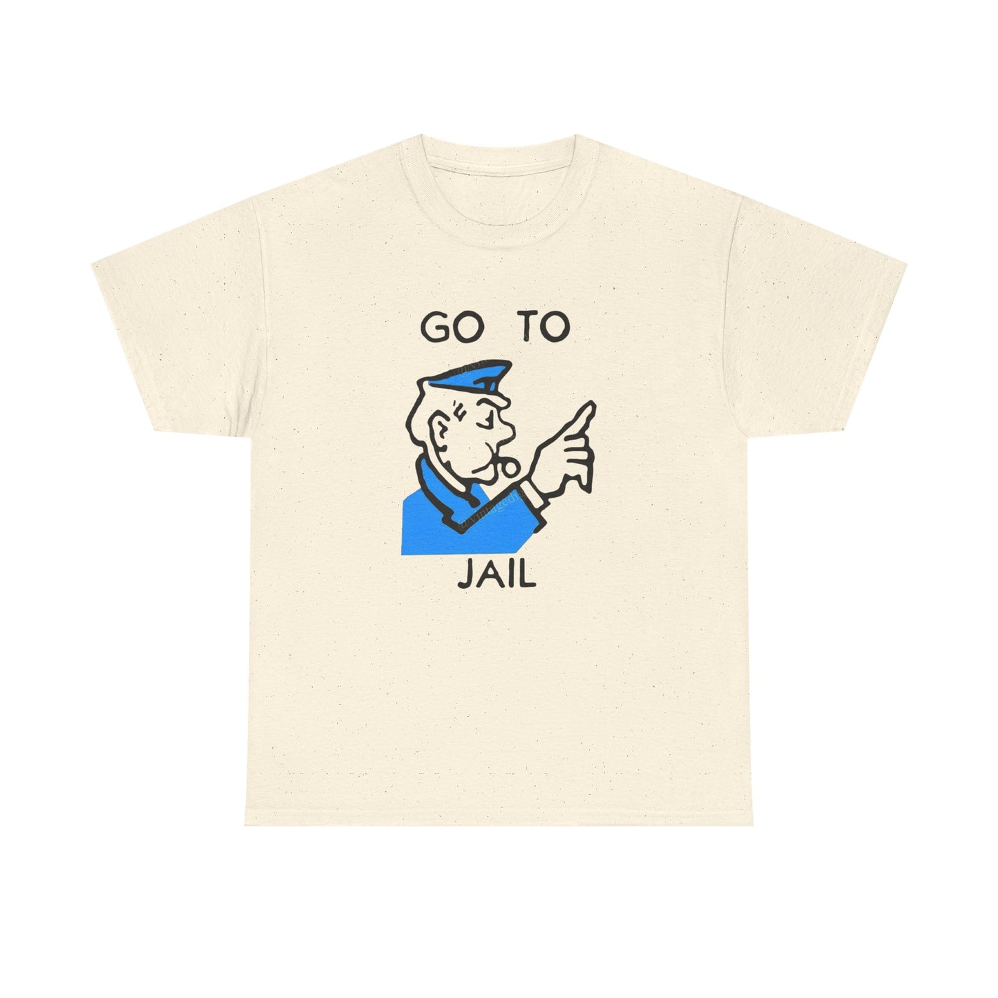 Straight To Jail Game Vintage Graphic T Shirt NEW Unisex Heavy Cotton Tee