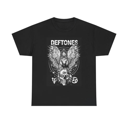 Deftones T-shirt vintage art graphic metal band Unisex Heavy Cotton Tee
