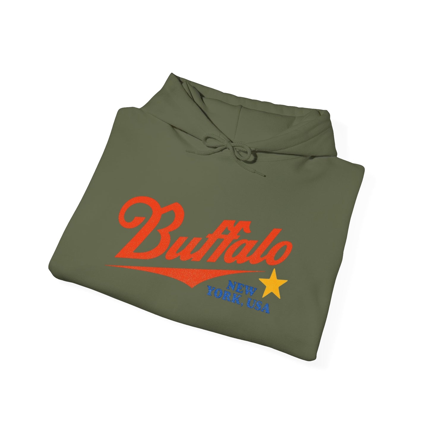 Buffalo New York Graphic Hoodie Unisex Heavy Blend™ Hooded Sweatshirt