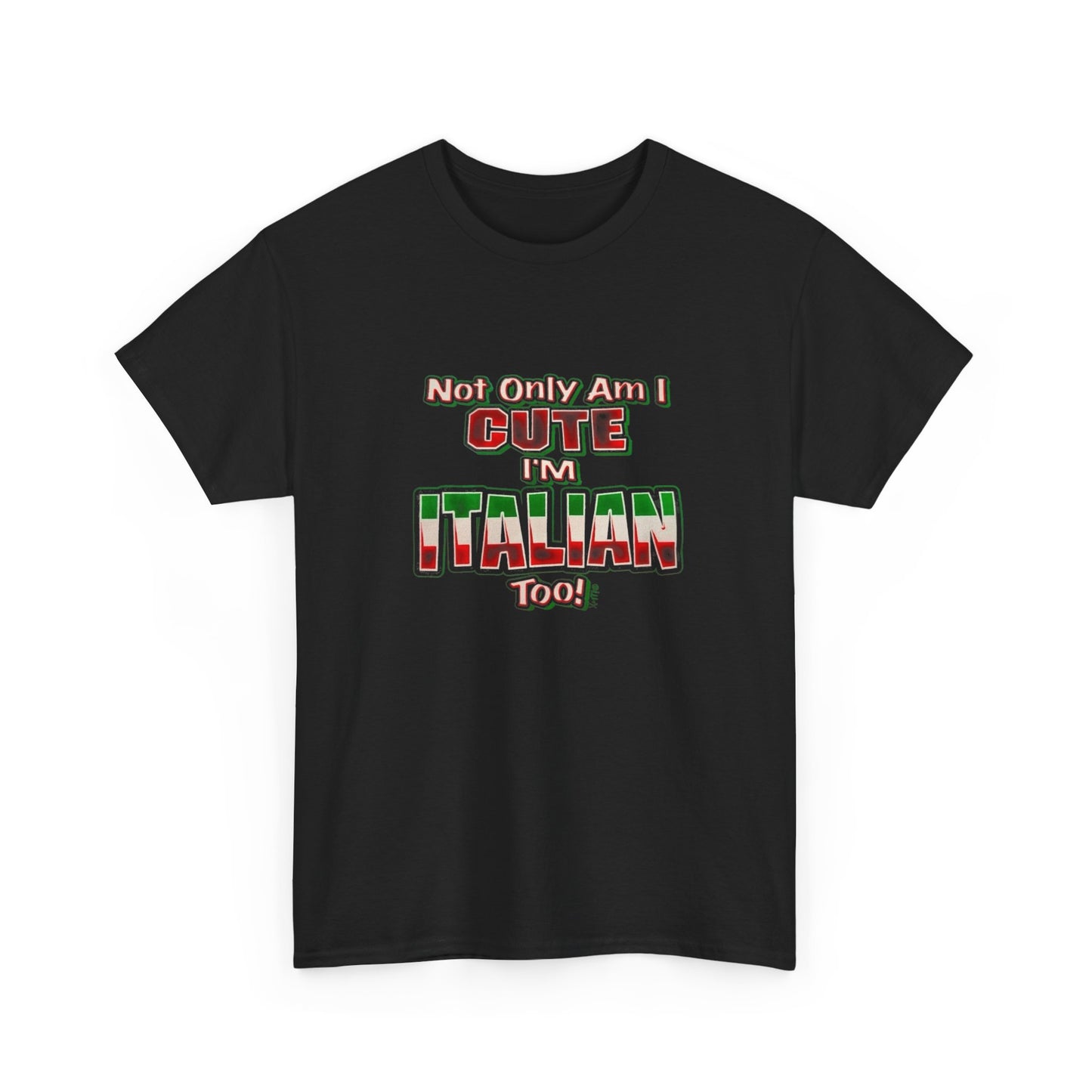 Cute Italian Funny Graphic T Shirt NEW Unisex Heavy Cotton Tee