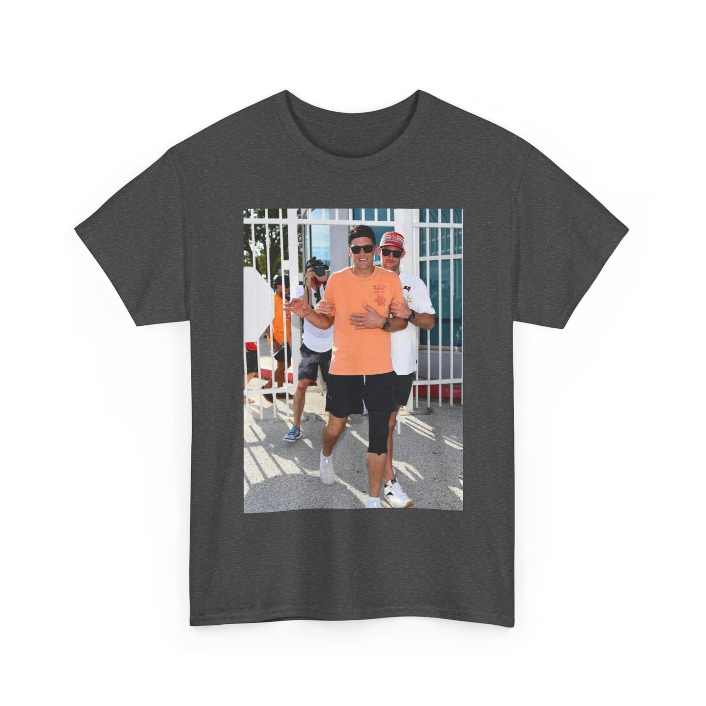 Tom brady funny drunk Tshirt buccaneers Florida patriots Unisex Heavy Cotton Tee