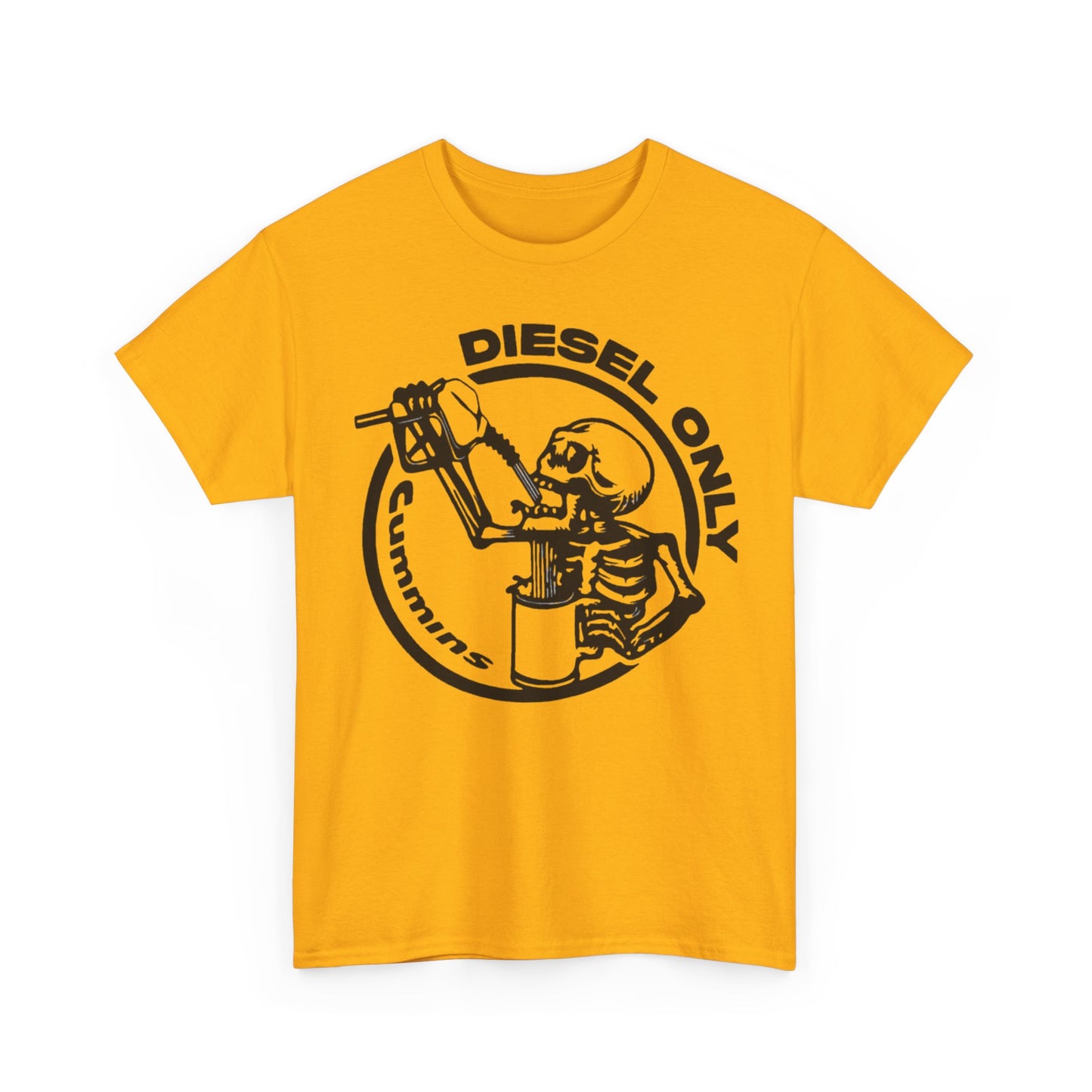 Diesel Only Cummins Graphic T Shirt Unisex Heavy Cotton Tee NEW