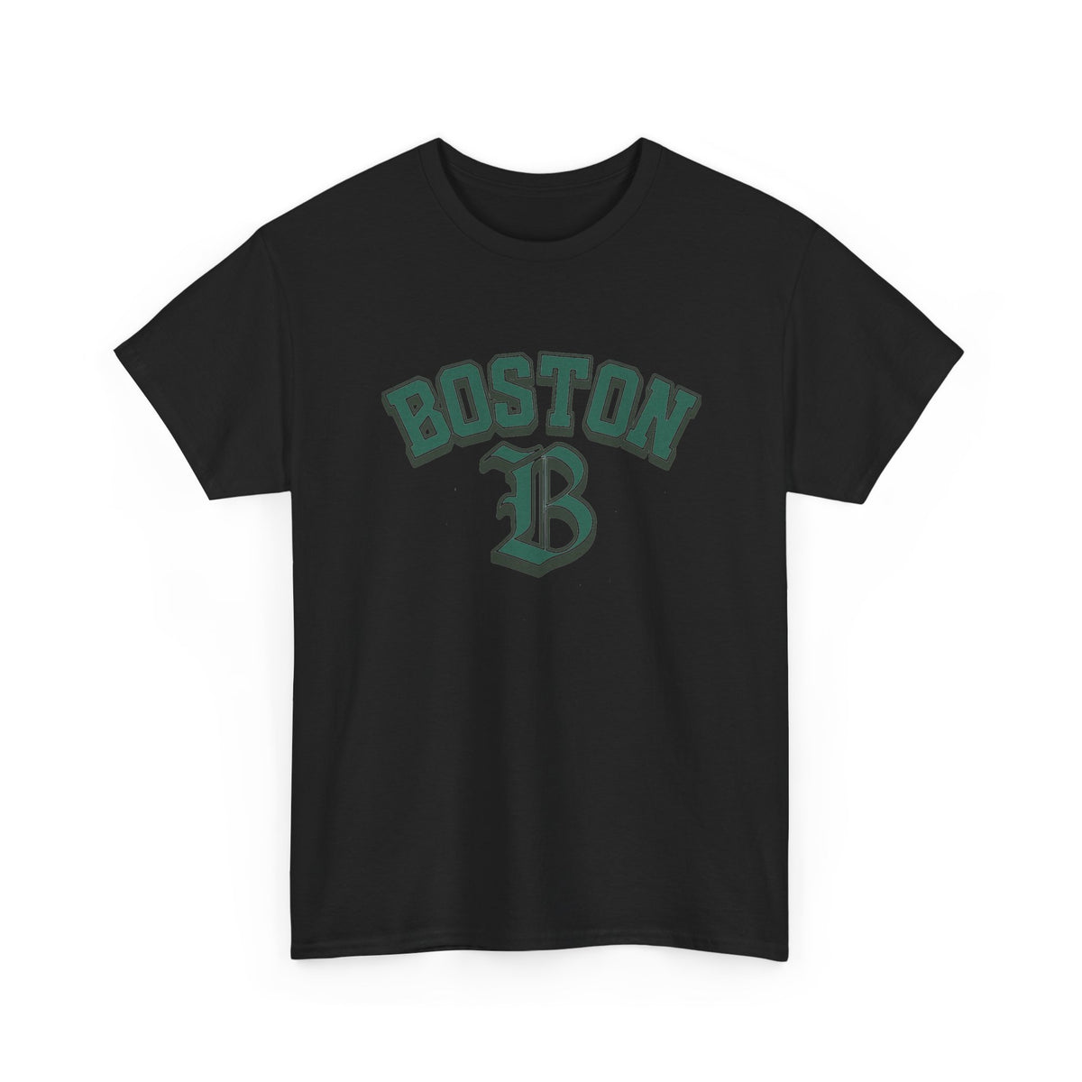 Boston Graphic T Shirt Classic Vintage Apparel Men's Heavy Cotton Tee