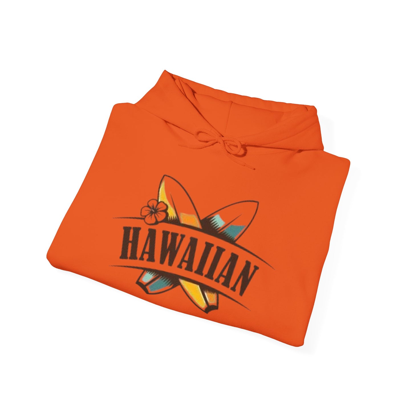 Hawaiian Surfing Club Hoodie Unisex Heavy Blend™ Hooded Sweatshirt Sweater