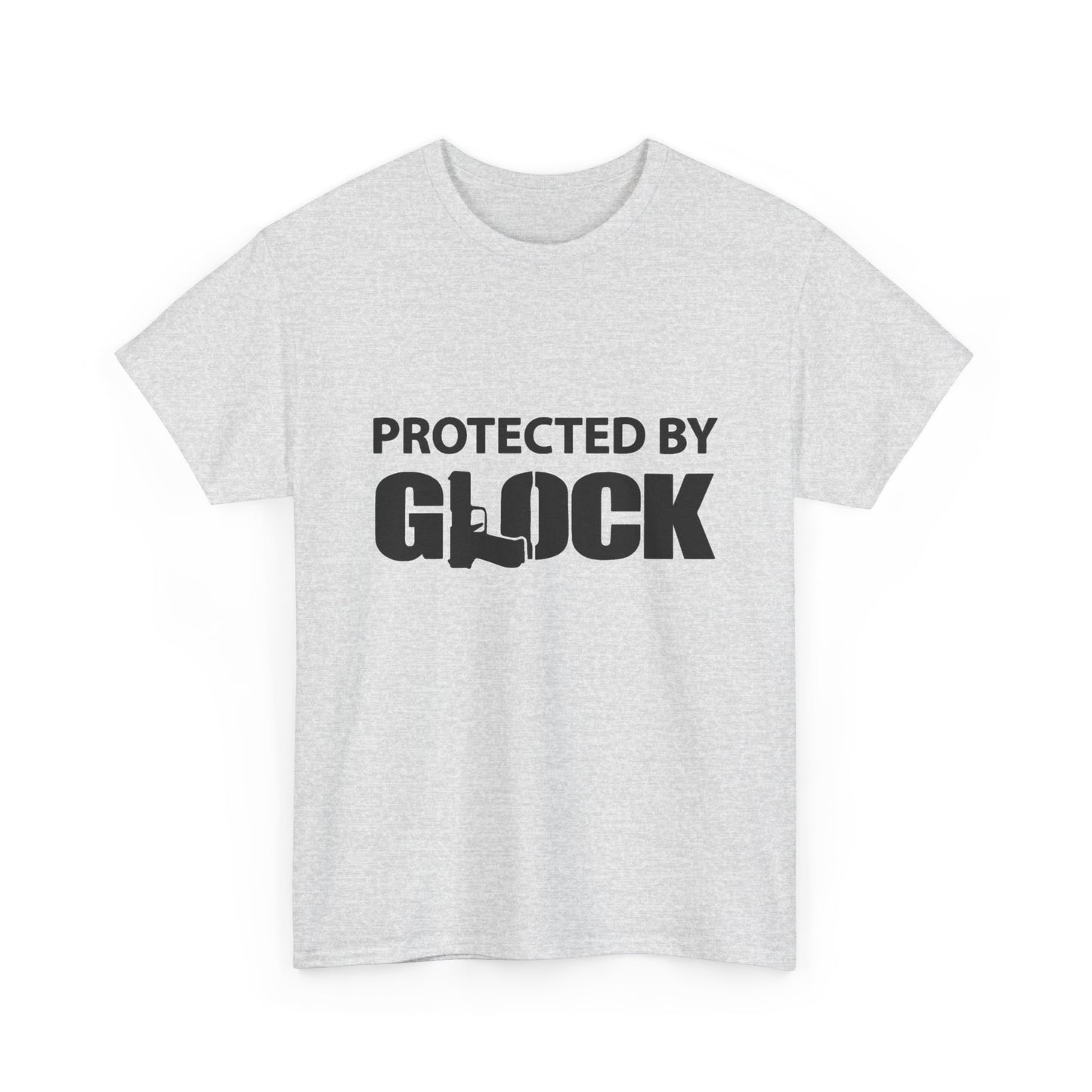 Protected By Glock Graphic T Shirt Unisex Heavy Cotton Tee NEW
