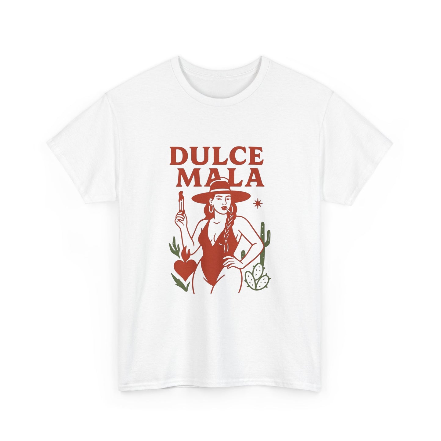 Dulce Mala Cowgirl Graphic T-Shirt Cotton Tee New Gift Vintage