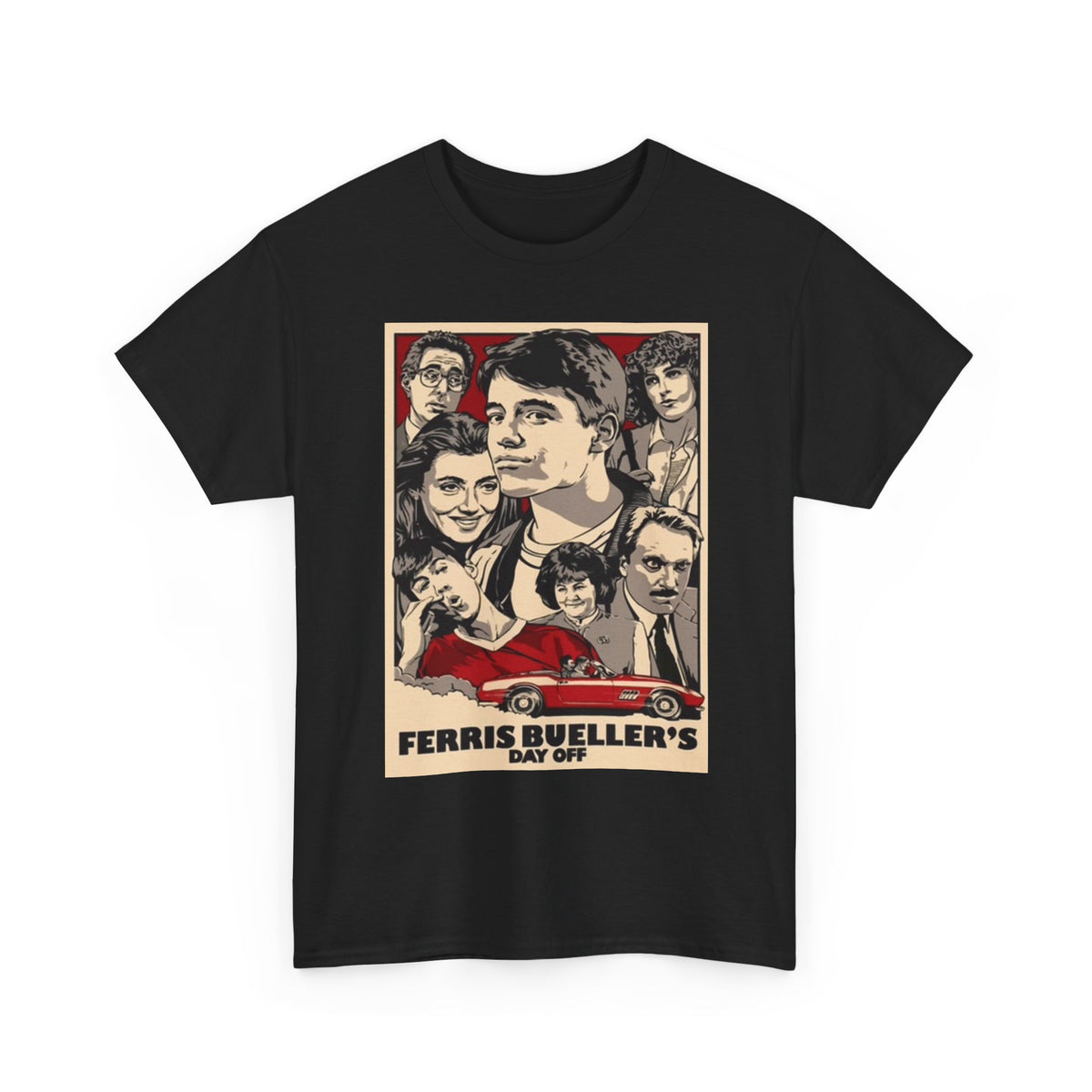 Ferris Buellers Day Off Graphic T Shirt BRAND NEW Apparel Unisex Heavy Cotton