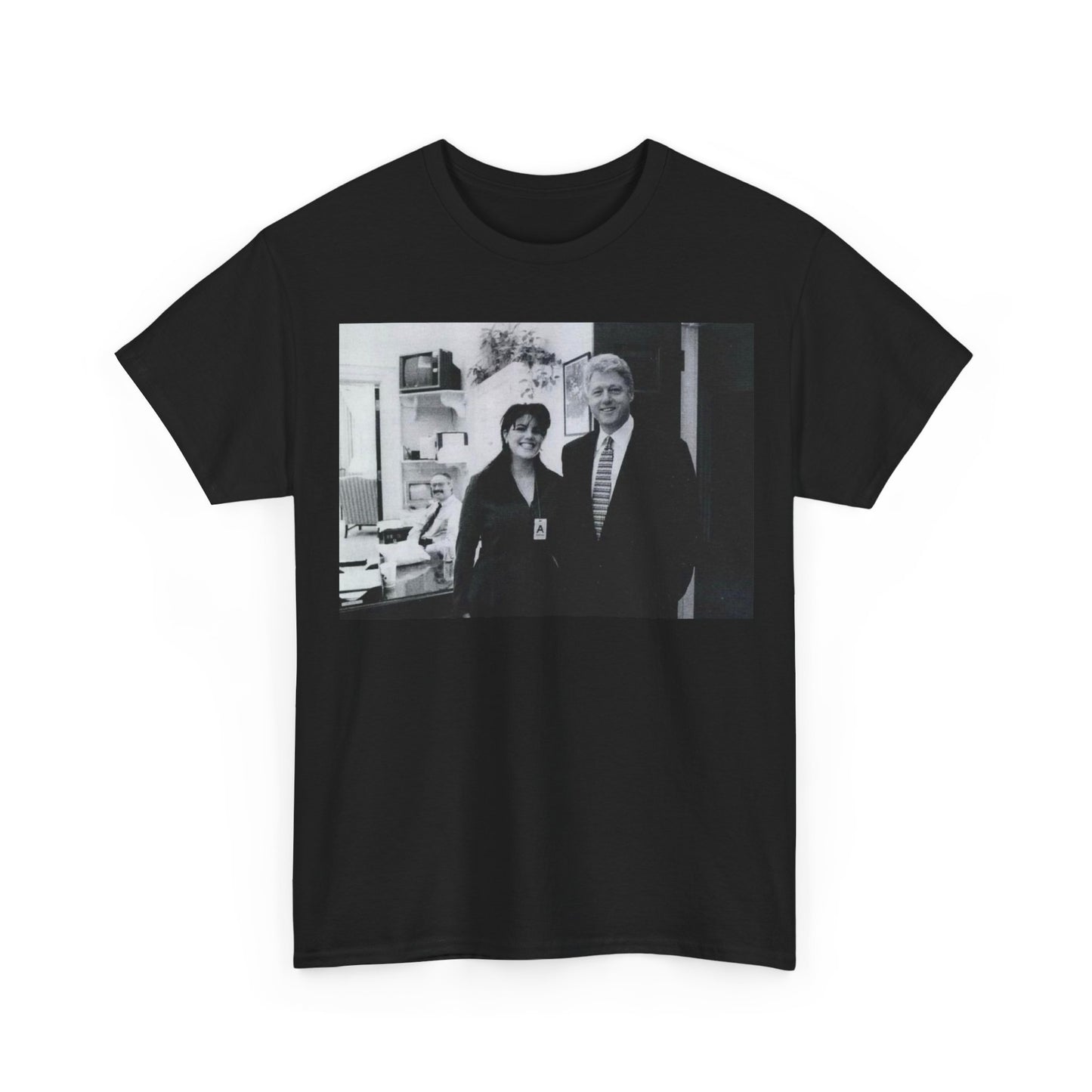 Bill Clinton Tshirt Funny White house retro comedy Monica Unisex Heavy Cotton