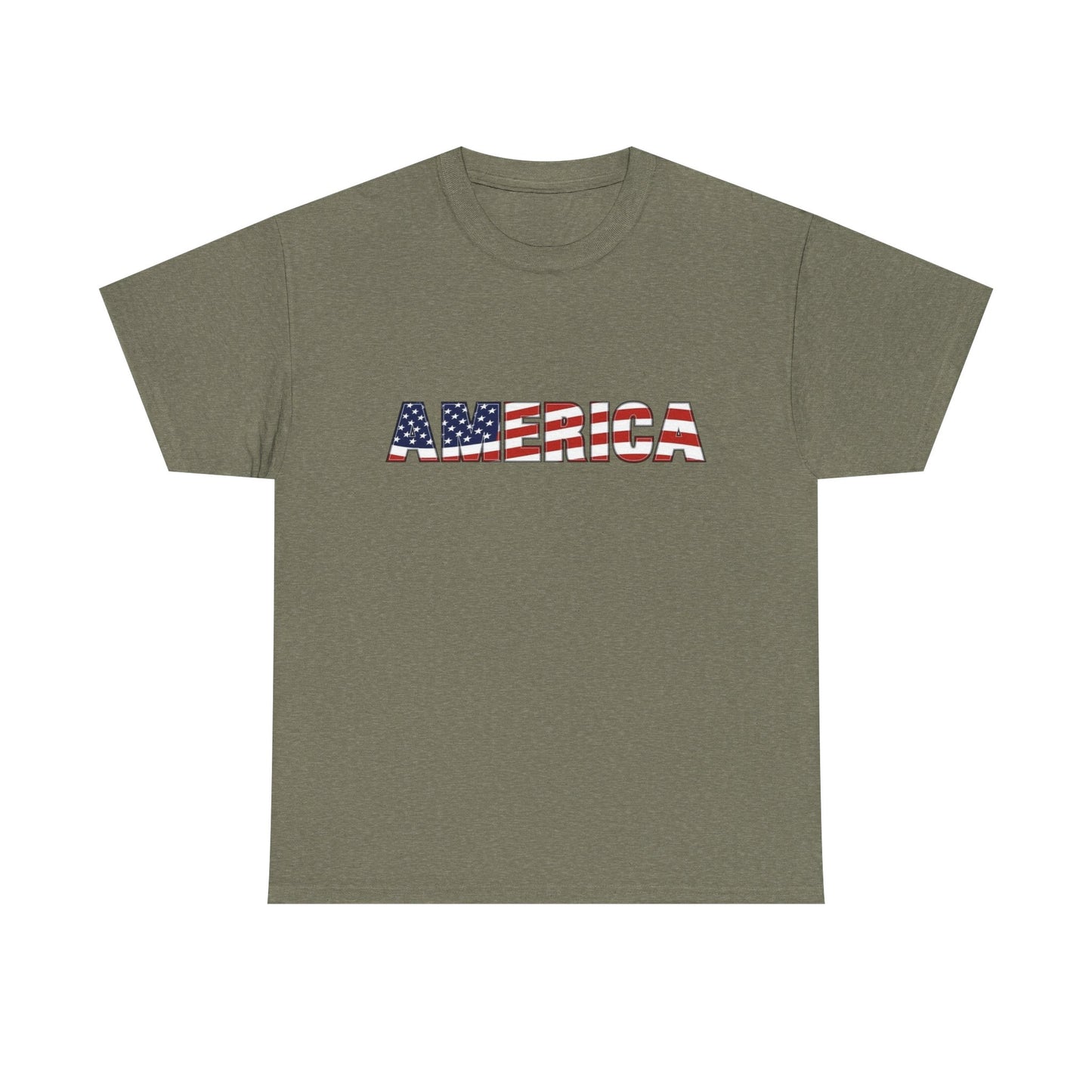America USA FLAG Multiple COLORS Graphic T Shirt Unisex NEW Heavy Cotton Tee