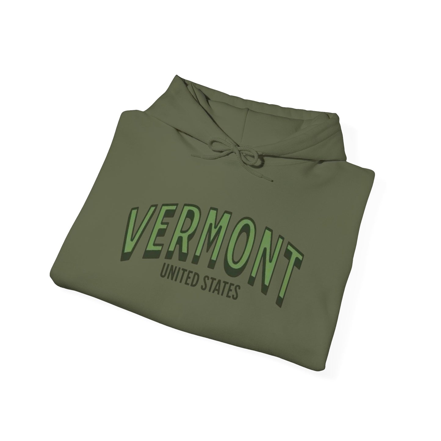Vermont United States Graphic Hoodie Heavy Blend Sweatshirt NEW
