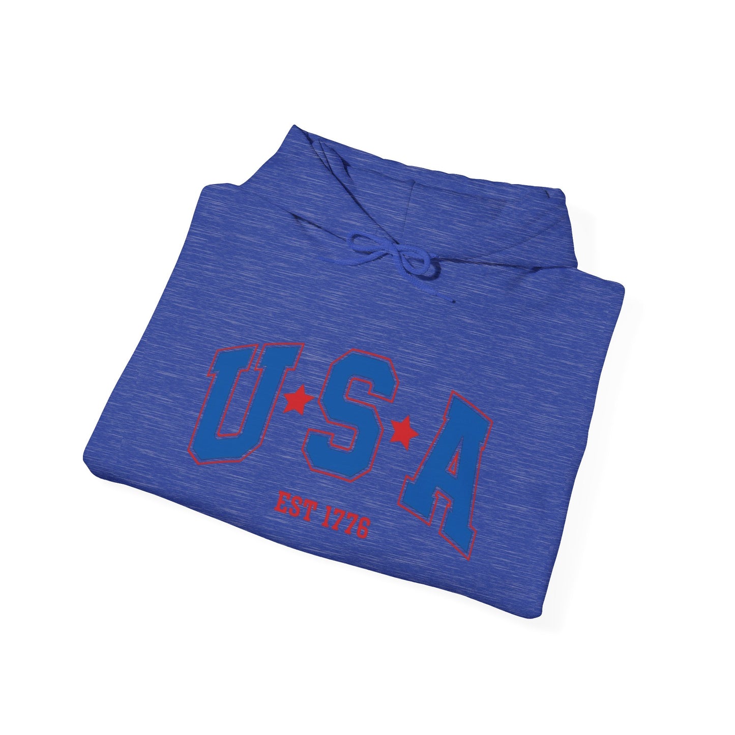 USA American Flag 1776 Graphic Hoodie Heavy Blend™ NEW Sweatshirt