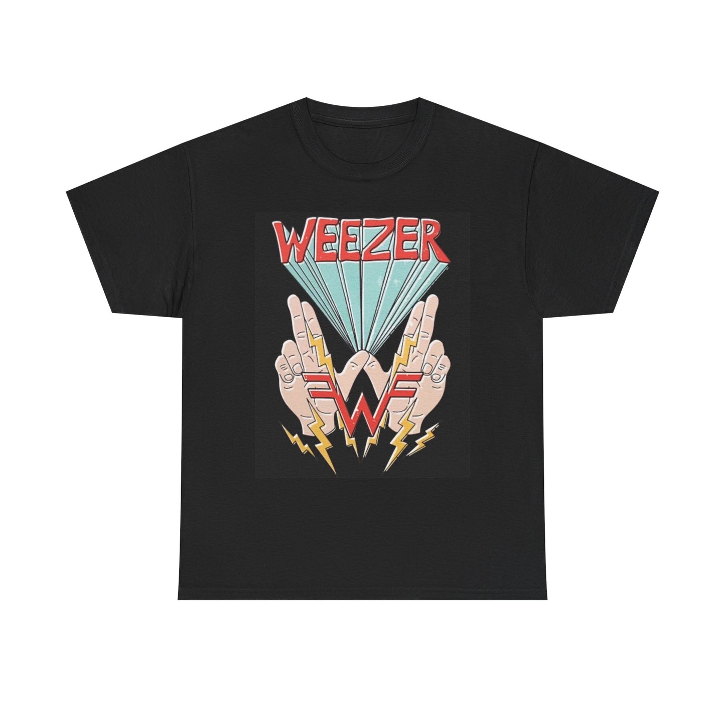 Weezer Retro Graphic T Shirt Cotton Tee Apparel New