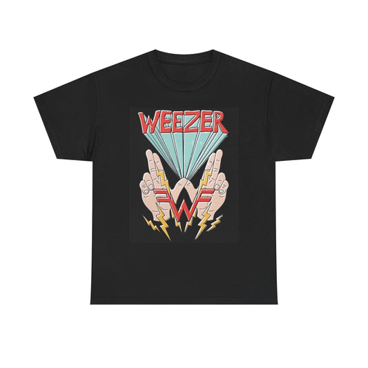 Weezer Retro Graphic T Shirt Cotton Tee Apparel New