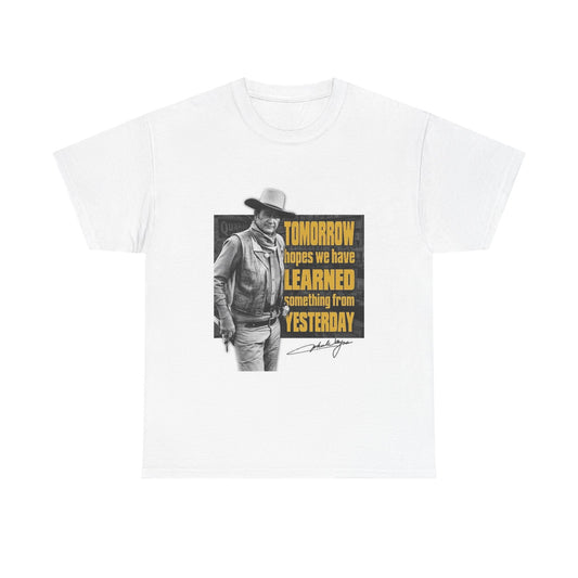 John Wayne Shirt Retro Cowboy Movie Poster Unisex Heavy Cotton Tee