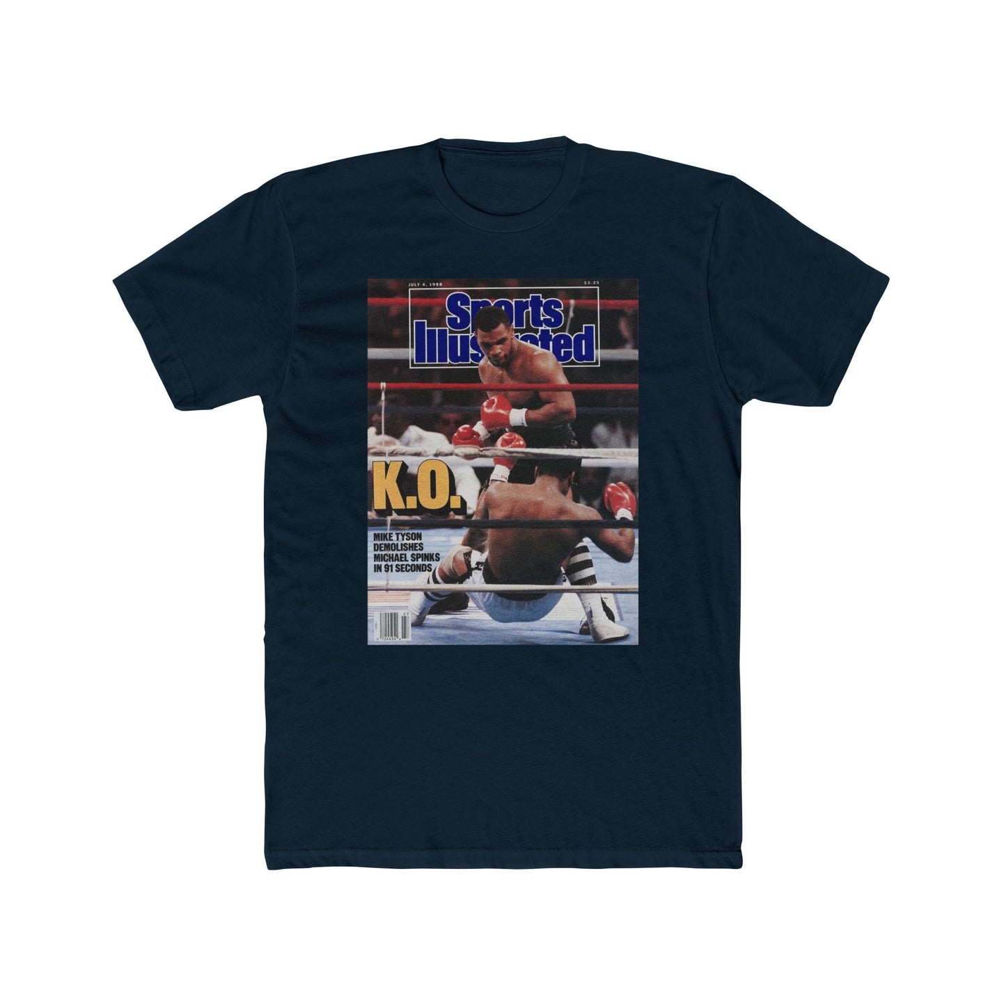 Mike Tyson Tshirt vintage New York  Men's Cotton Crew Tee boxing mma wrestling