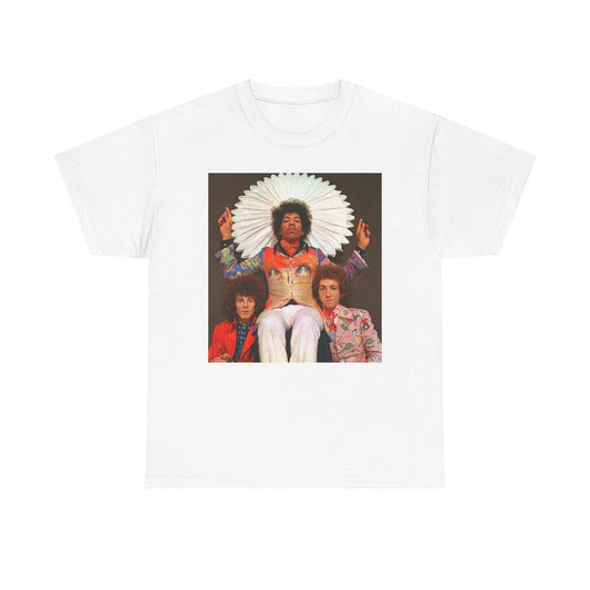 Jimi Hendrix Album Art T Shirt Vintage Graphic Retro Unisex Heavy Cotton Tee