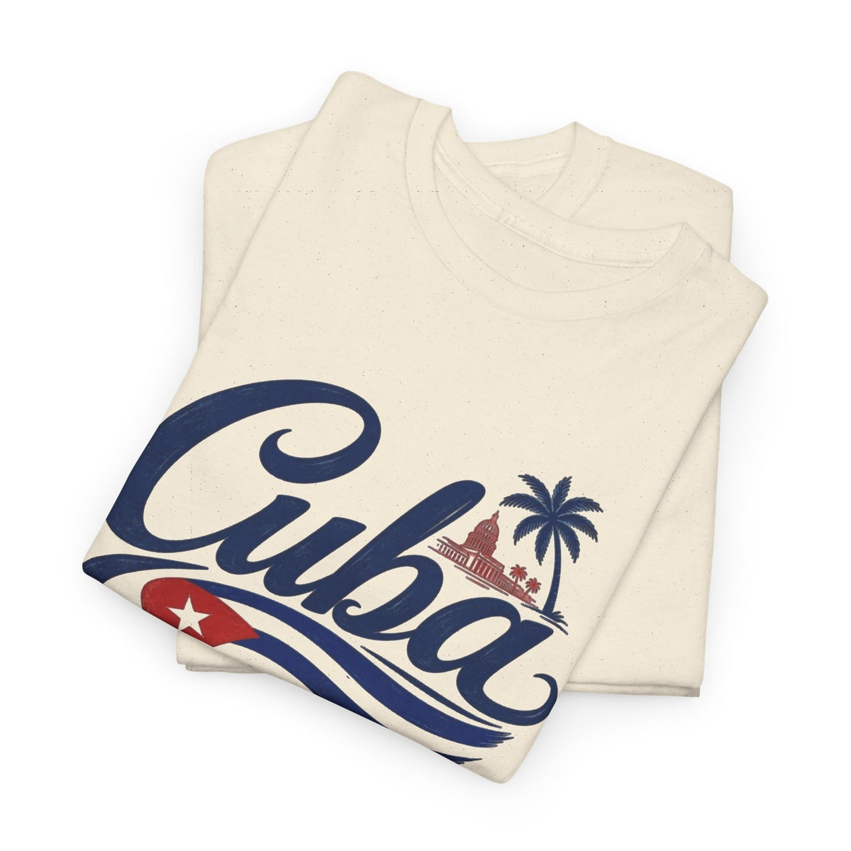 Cuba Graphic T Shirt Men's Travel Retro Classic Heavy Cotton Tee