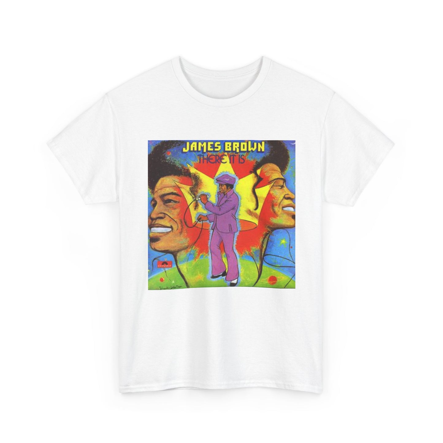 James Brown Tshirt Vintage Concert The Godfather Unisex Heavy Cotton Painting