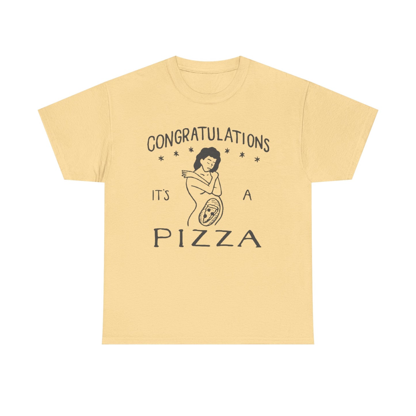It's A Pizza Baby Funny T-Shirt Men's Women's Heavy Cotton Tee NEW GIFT
