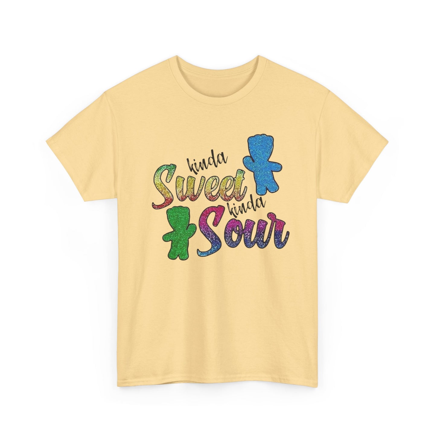 Kinda Sweet Kinda Sour Graphic T Shirt NEW Unisex Heavy Cotton Tee