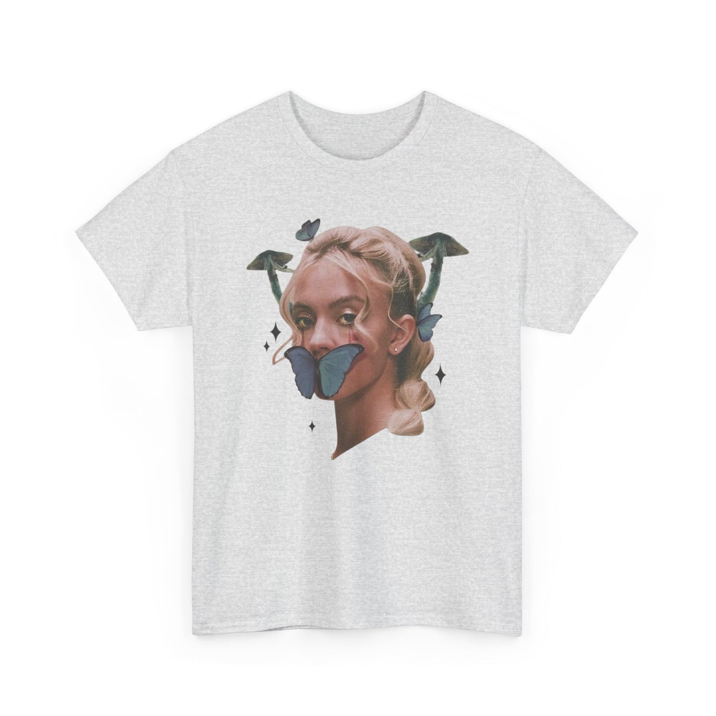 Sydney Sweeney Vintage Graphic T-Shirt Comfy Cotton Tee Brand NEW