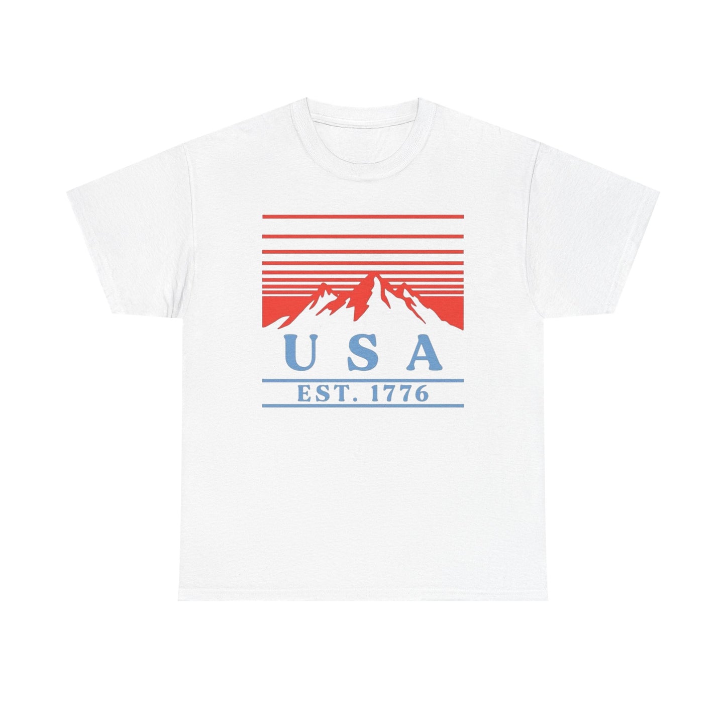 USA Est 1776 America Graphic T Shirt ADULT NEW