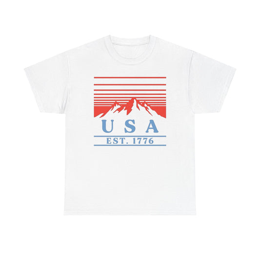 USA Est 1776 America Graphic T Shirt ADULT NEW