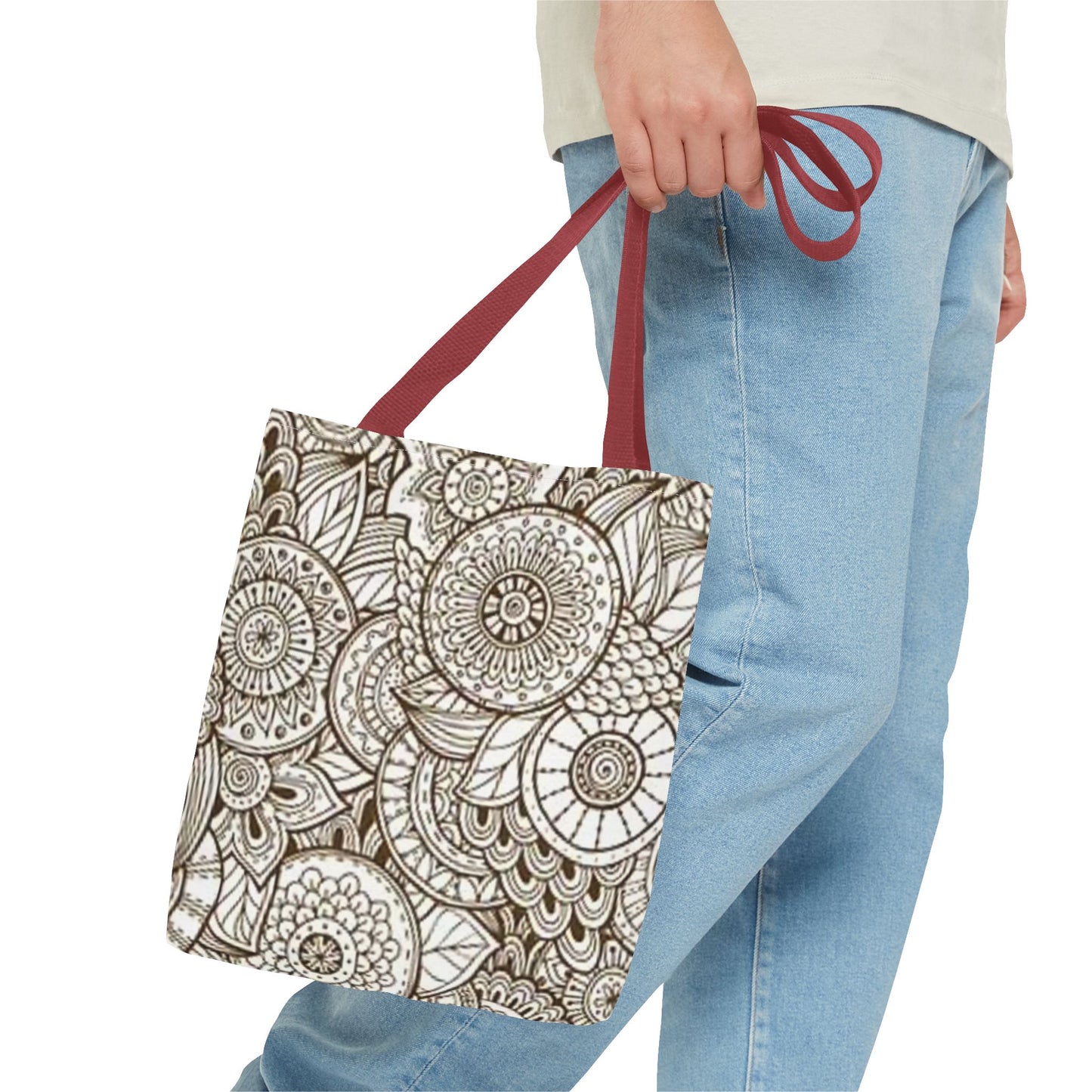 Tan Design Multi Color BRAND NEW MODERN Tote Bag (AOP)