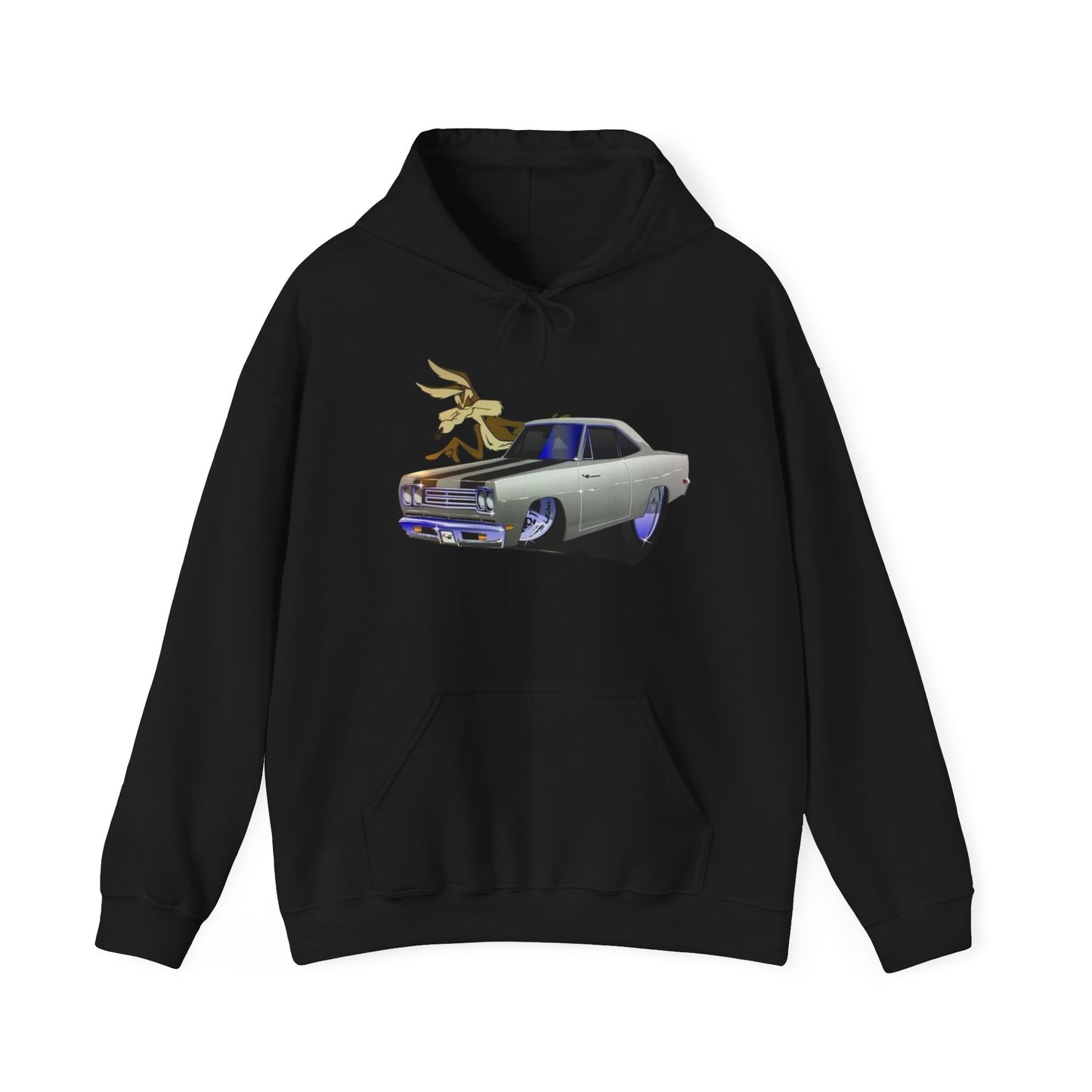 Plymouth Roadrunner Classic Graphic Hoodie NEW Unisex Heavy Hooded Sweatshirt
